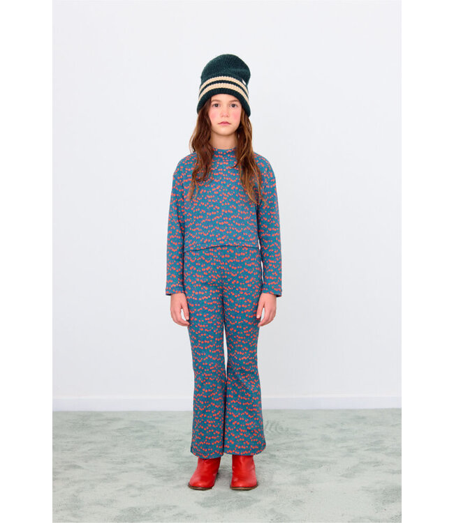 Apples Rib Mockneck  by Tiny Cottons