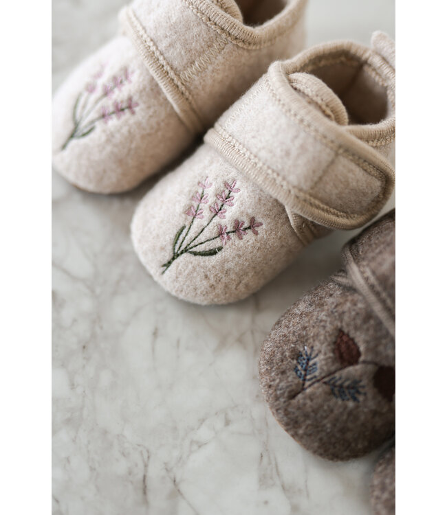 Prewalker Wool Embroidery Off White by Mikk-line