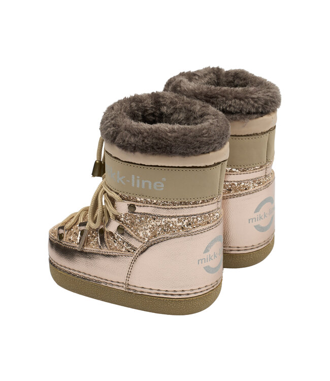 Snow Boot Glitter Champagne Glitter by Mikk-line