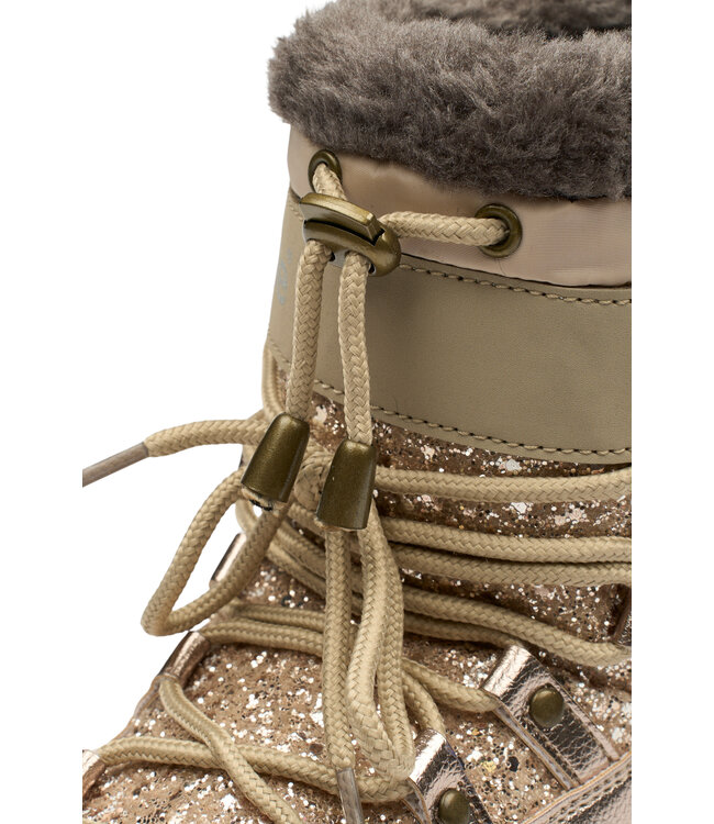 Snow Boot Glitter Champagne Glitter by Mikk-line
