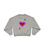 Salty sweater hearts grey by Salty Stich
