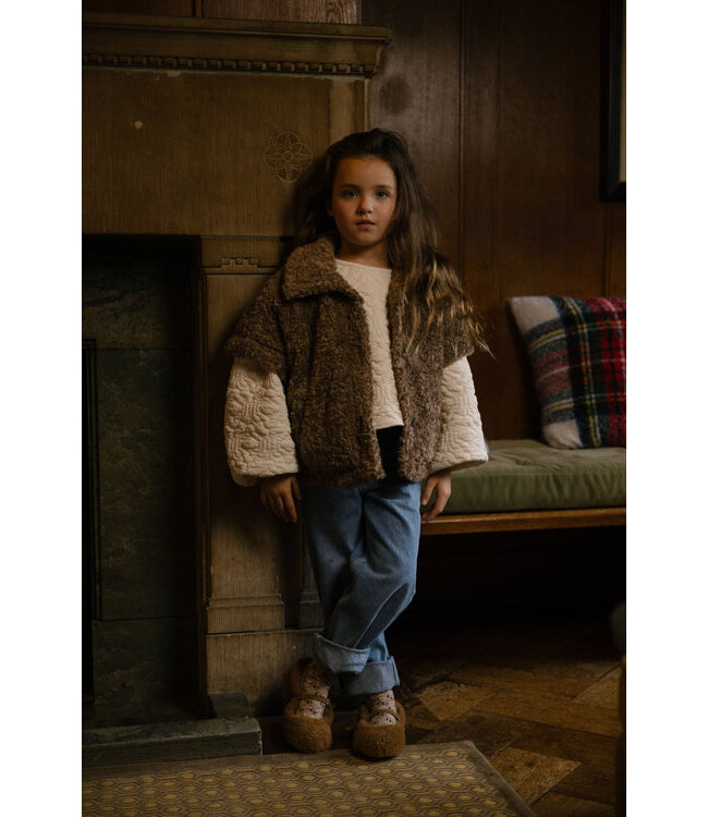 Nine Gilet Brown by Charlie Petite