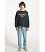 Sweatshirt |Faded black w/ "Jimi Hendrix" print  by Piupiuchick