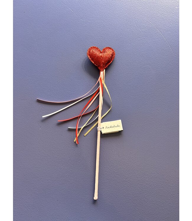 Love Heart Glitter Wand