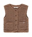 Baby teddy sleeveless cardigan Cookie by a Tiny story