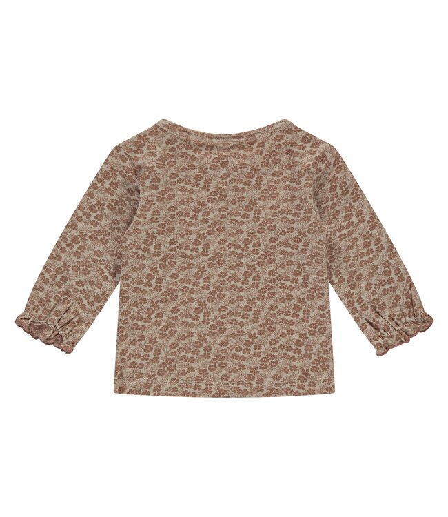 Baby t-shirt long sleeve bloem Cookie by a Tiny story