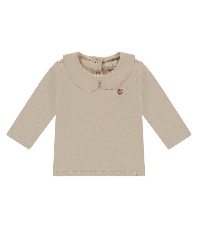 Baby t-shirt long sleeve 1 bloem Snow by a Tiny story