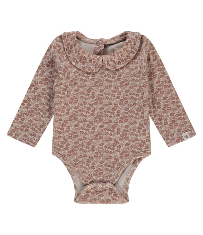 Baby romper long sleeve bloem Cookie by a Tiny story