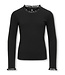 Kids Only KOGLESLIE L/S LACE MIX TOP JRS Black by Kids Only