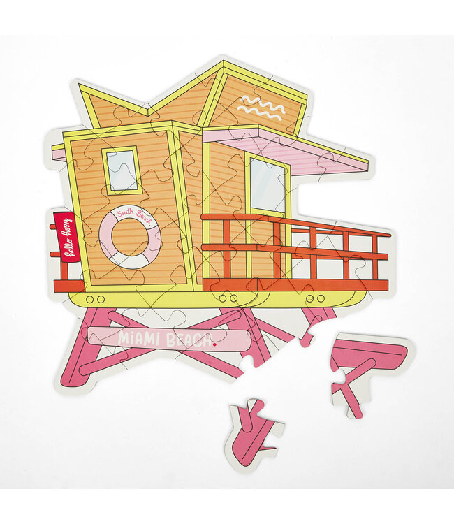 Puzzle Miami Plage by Hello Hossy