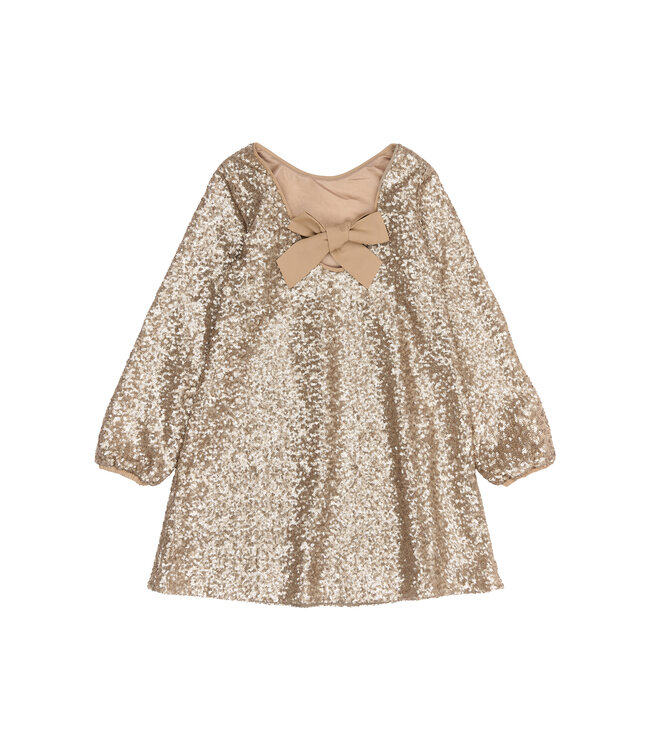 TNRupa L_S Sequin Dress GOLD  by The New