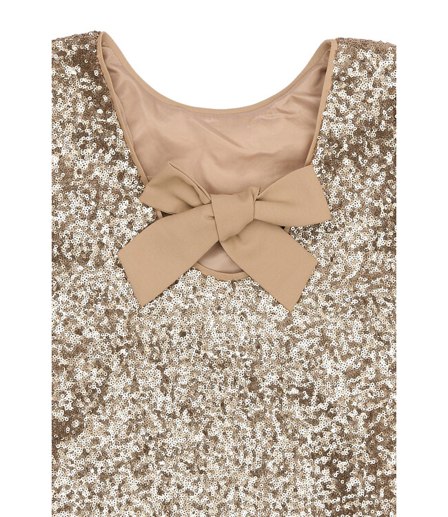 TNRupa L_S Sequin Dress GOLD  by The New