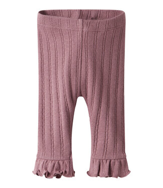 Lil' Atelier NBFRITA SIG SLIM LEGGING LIL Nostalgia Rose by Lil' Atelier