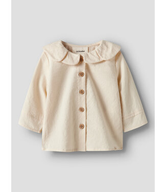 Lil' Atelier NBFROSITO LS LOOSE SHIRT LIL Turtledove by Lil' Atelier
