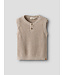 NMMROKKO KNIT VEST LIL Oxford Tan MELANGE by Lil' Atelier