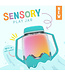Sensory play cup blue