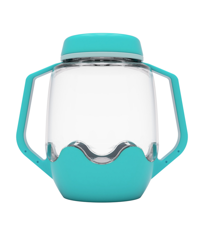 Sensory play cup blue