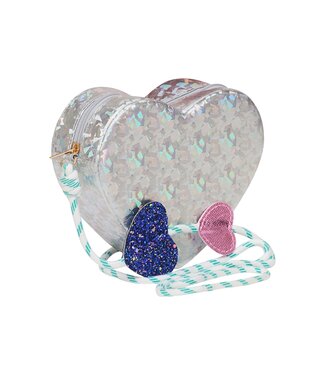 Mimi & Lula HOLOGRAPH HEART BAG  by Mimi & Lula