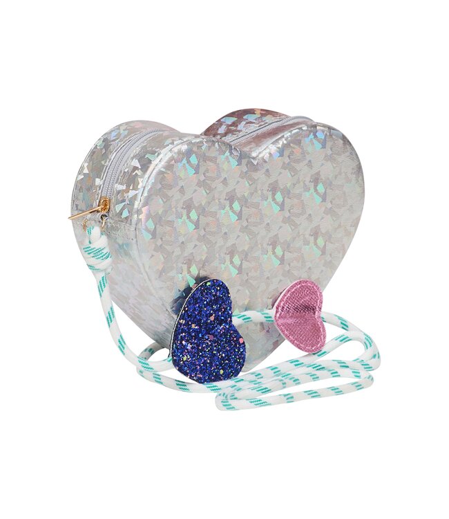 HOLOGRAPH HEART BAG  by Mimi & Lula