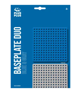 Plusplus Plusplus baseplate duo blue & gray