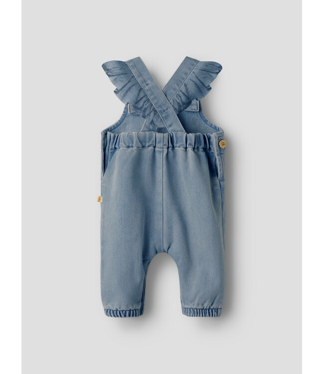 NBFLULIA LOOSE DNM OVERALL 4017-CJ LIL Medium Blue Denim by Lil' Atelier