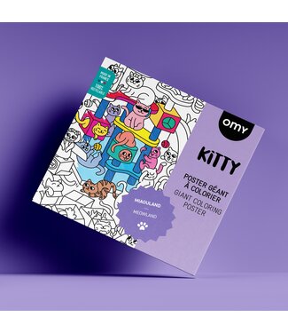 OMY Kitty giant poster