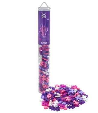 Plusplus Plusplus glitter 100pcs tube