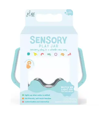 Glo Pals Sensory play cup frosty blue