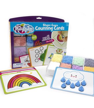 Learning resources Learning resources Playfoam Shape & learn counting cards