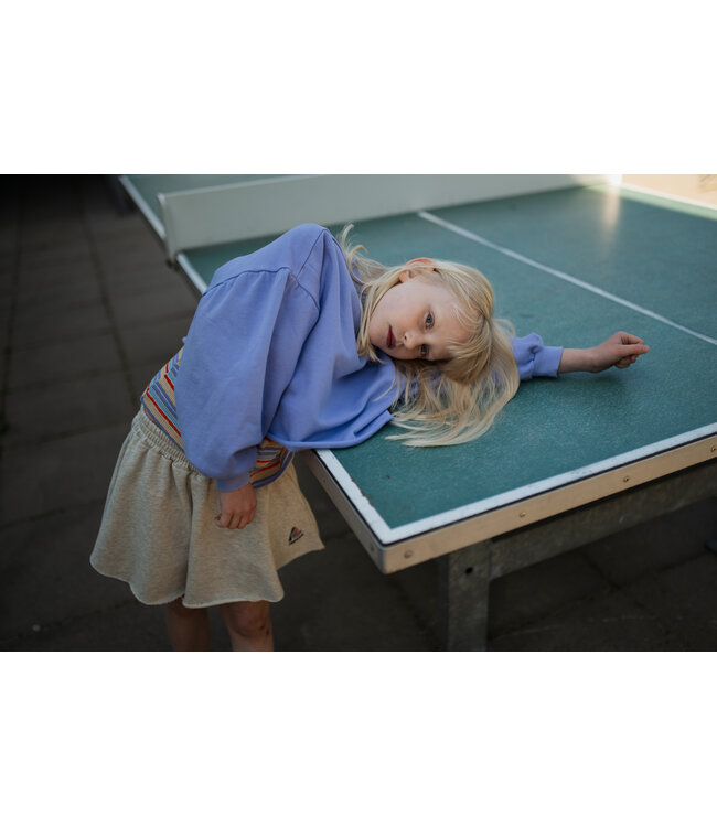 crop heart sweater glacier bloom Repose ams