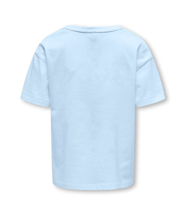 KOGCARTY LIFE S/S TEE BOX CS JRS Cashmere Blue CheckSmiley by Kids Only