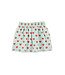 short skirt | light blue w/ red hearts allover by Piupiuchick