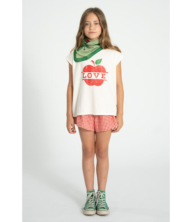 shorts | red & ecru checkered by Piupiuchick