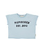 Piupiuchick t'shirt | light blue w/ "piupiuchick" print by Piupiuchick