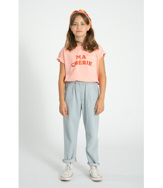 Piupiuchick t'shirt | light pink w/ "ma chérie" print by Piupiuchick