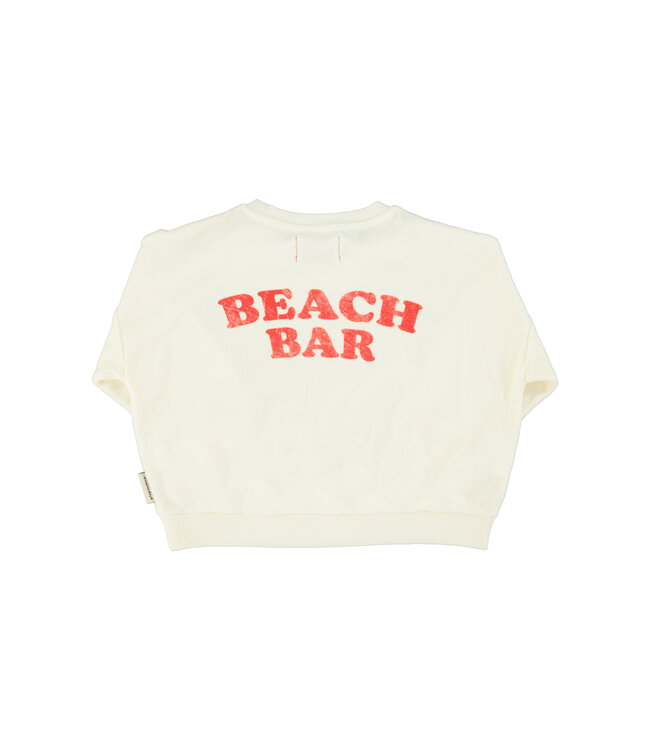 sweatshirt | ecru w/ ice cream print by Piupiuchick