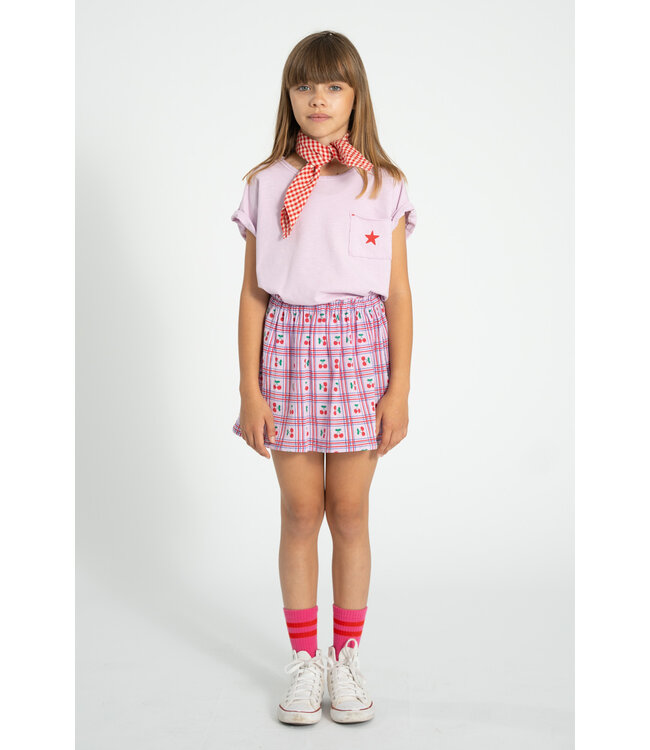 t'shirt | lilac w/ "A" print by Piupiuchick