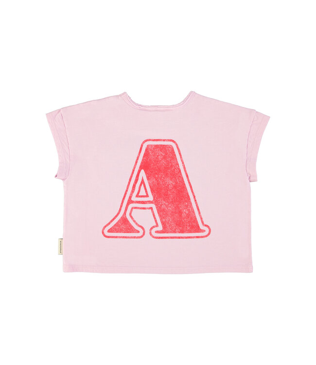 t'shirt | lilac w/ "A" print by Piupiuchick