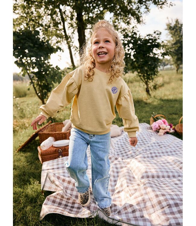 Denim Wide Fit Heart Light Blue Denim by Daily7