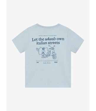 Daily7 T-shirt Nappy Backprint  Celestial Blue by Daily7