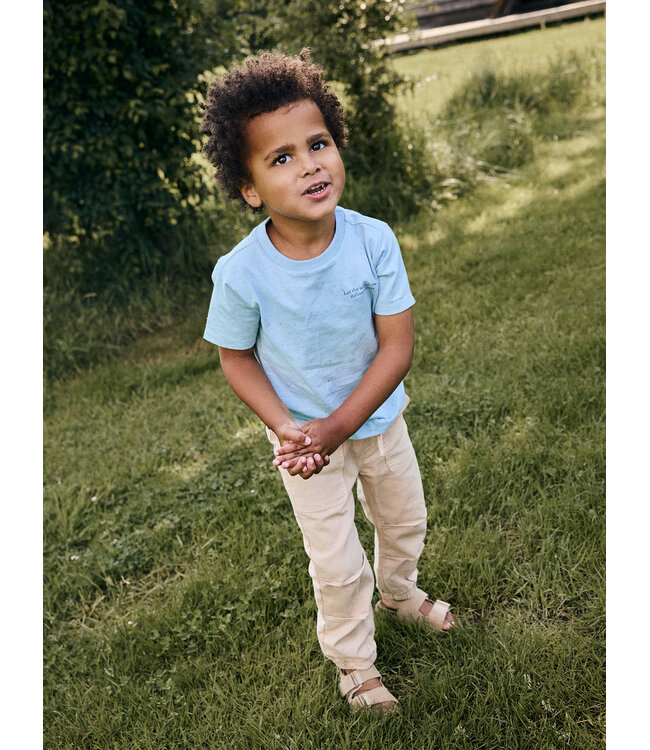 T-shirt Nappy Backprint  Celestial Blue by Daily7