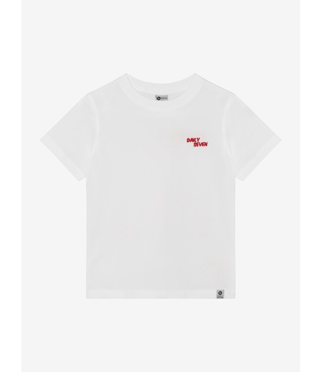 Oversized T-shirt Backprint  Egret by Daily7