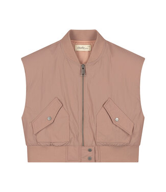 Charlie Petite Pear gilet old pink by Charlie Petite