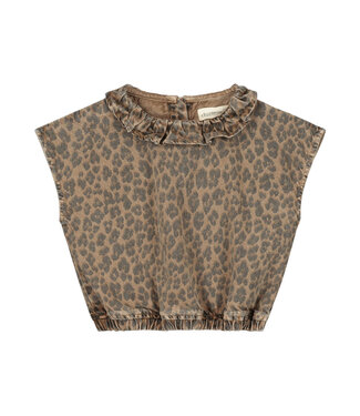 Charlie Petite Paige top Tiger print by Charlie Petite