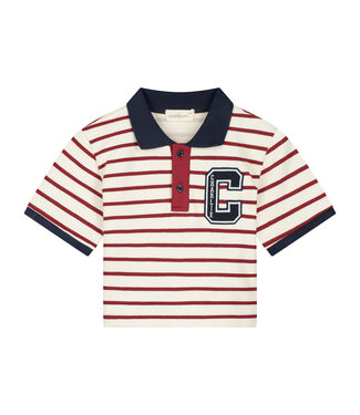 Charlie Petite Pam cropped polo shirt by Charlie Petite
