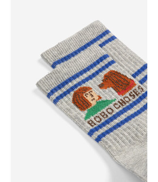 Bobo Choses Friends In A Pickle short socks  by Bobo Choses