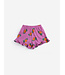 Tangerine all over ruffled shorts  by Bobo Choses