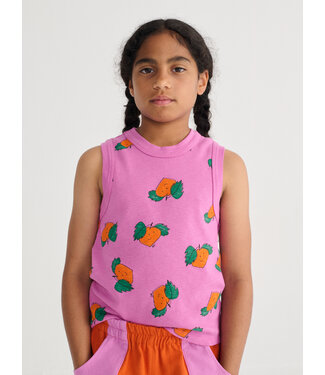 Bobo Choses Tangerine all over tank top  by Bobo Choses