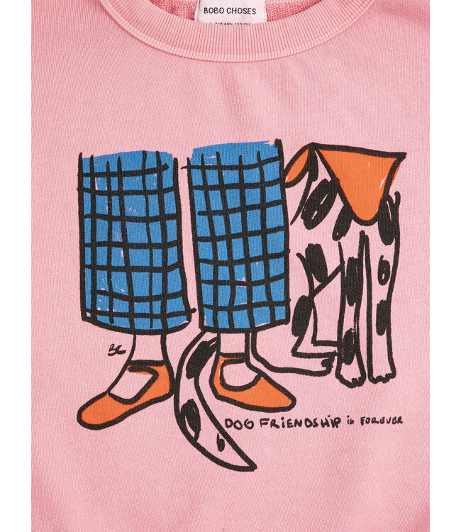 Dog Friendship sweatshirt  by Bobo Choses