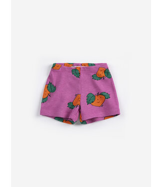 Bobo Choses Tangerine all over short leggings baby  by Bobo Choses